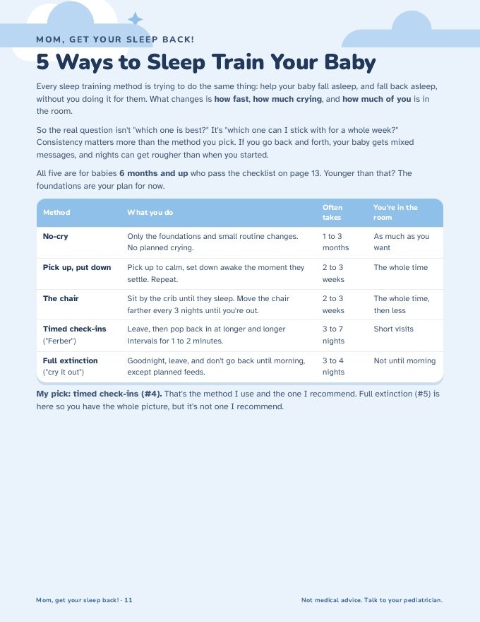 Page: 5 Ways to Sleep Train Your Baby