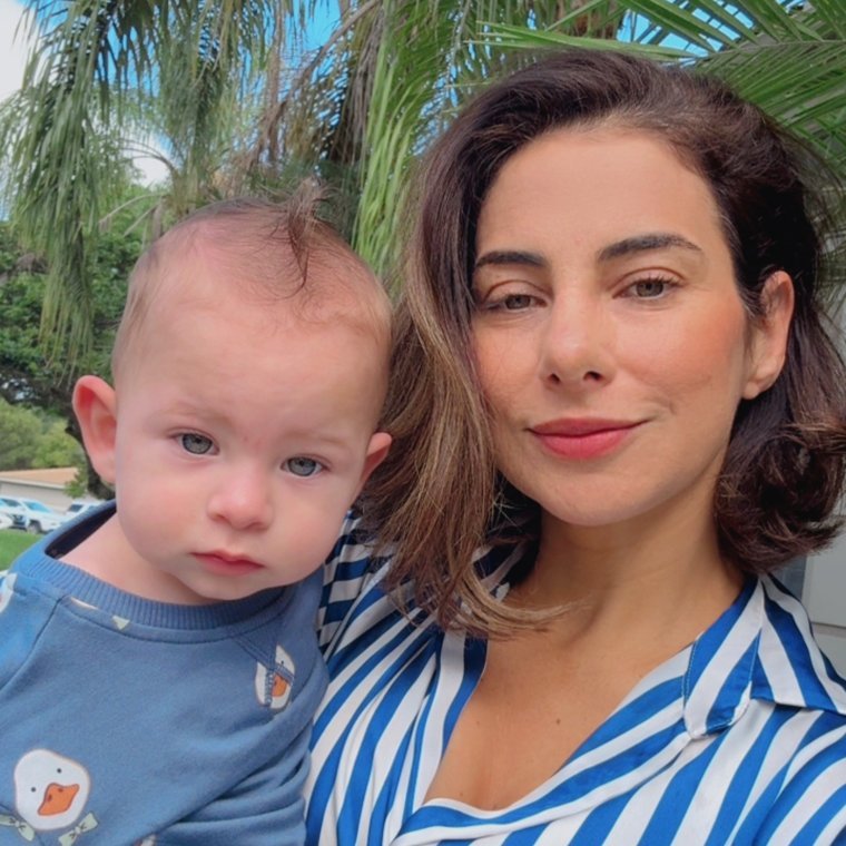 Thais with her son Zion